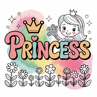 princess coloringcute
